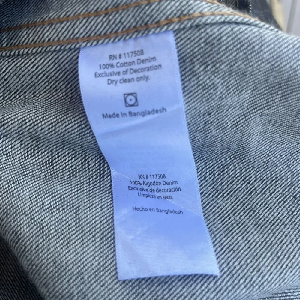 LEVI’s Men’s Jackson Worker Overshirt-jacket Black Cotton Hemp Rinse Size XL - Picture 14 of 15